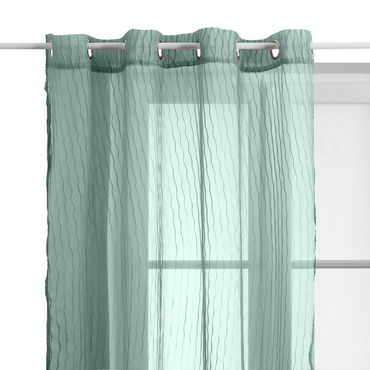 Textila pentru casa, net curt mila celad 140 x 240 cm - Atmosphera