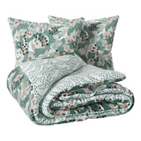 Textila pentru casa, print bedset vegetal 240 x 220 cm - Atmosphera
