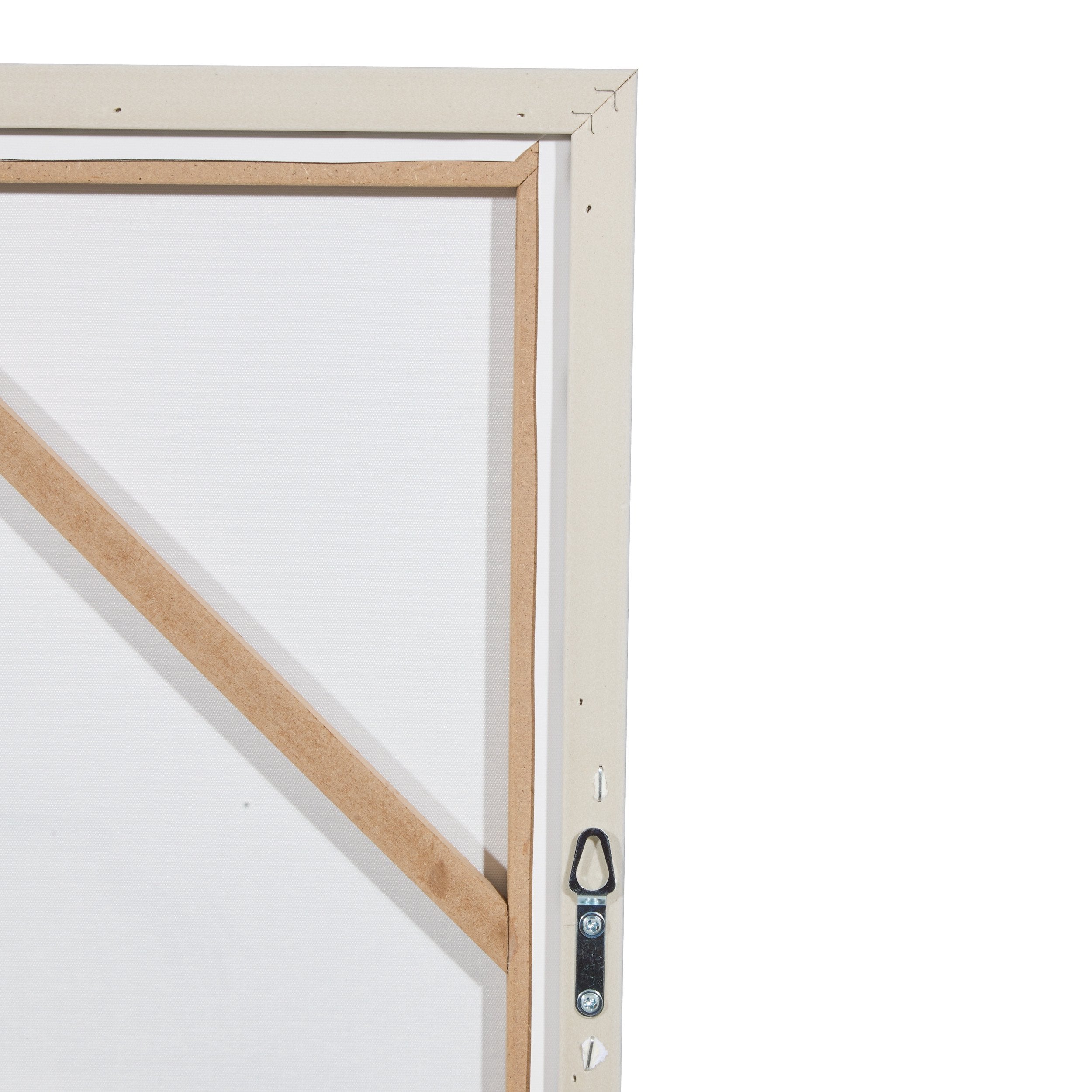 Tablou canvas imprimat inramat Vivi 78 x 78 cm finisaj efect aluminiu Atmosphera