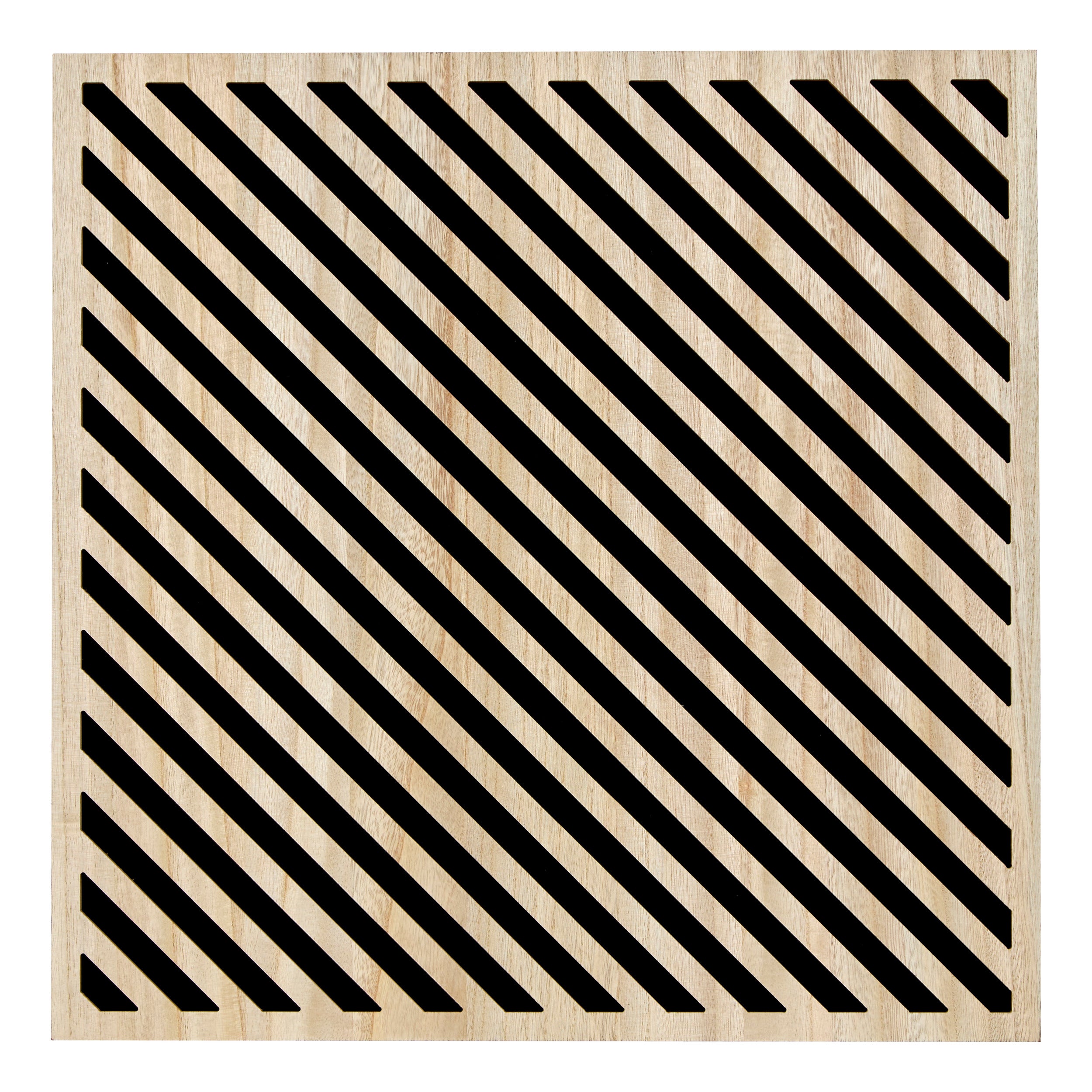 Decoratiune de perete, eileen panel stripe 58 x 58 cm - Atmosphera