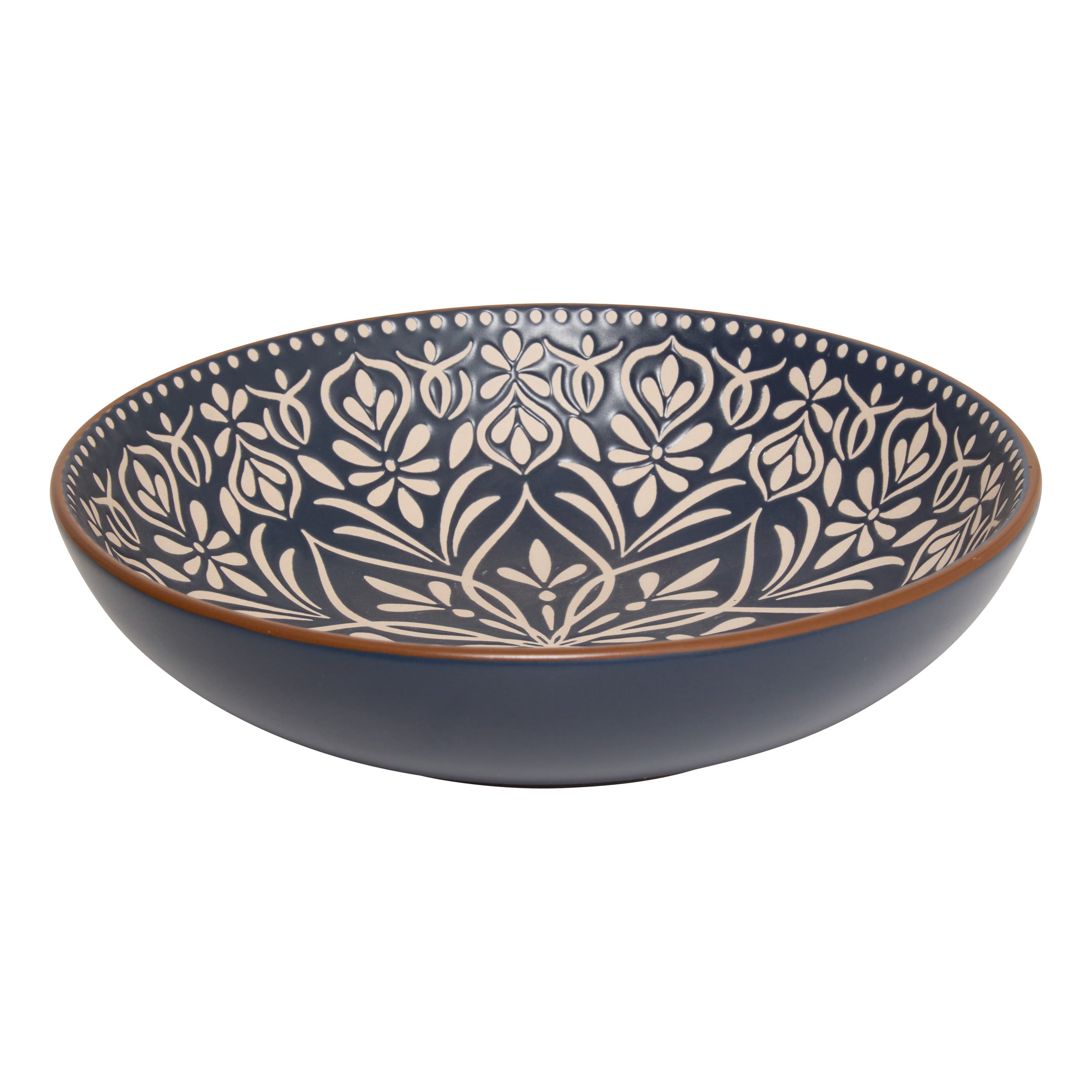 Tacam, deep plate ines albastru D20 cm - Secret de Gourmet