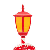 Felinar stradal 10 LED, rosu si alb, H 146 cm | Atmosphera
