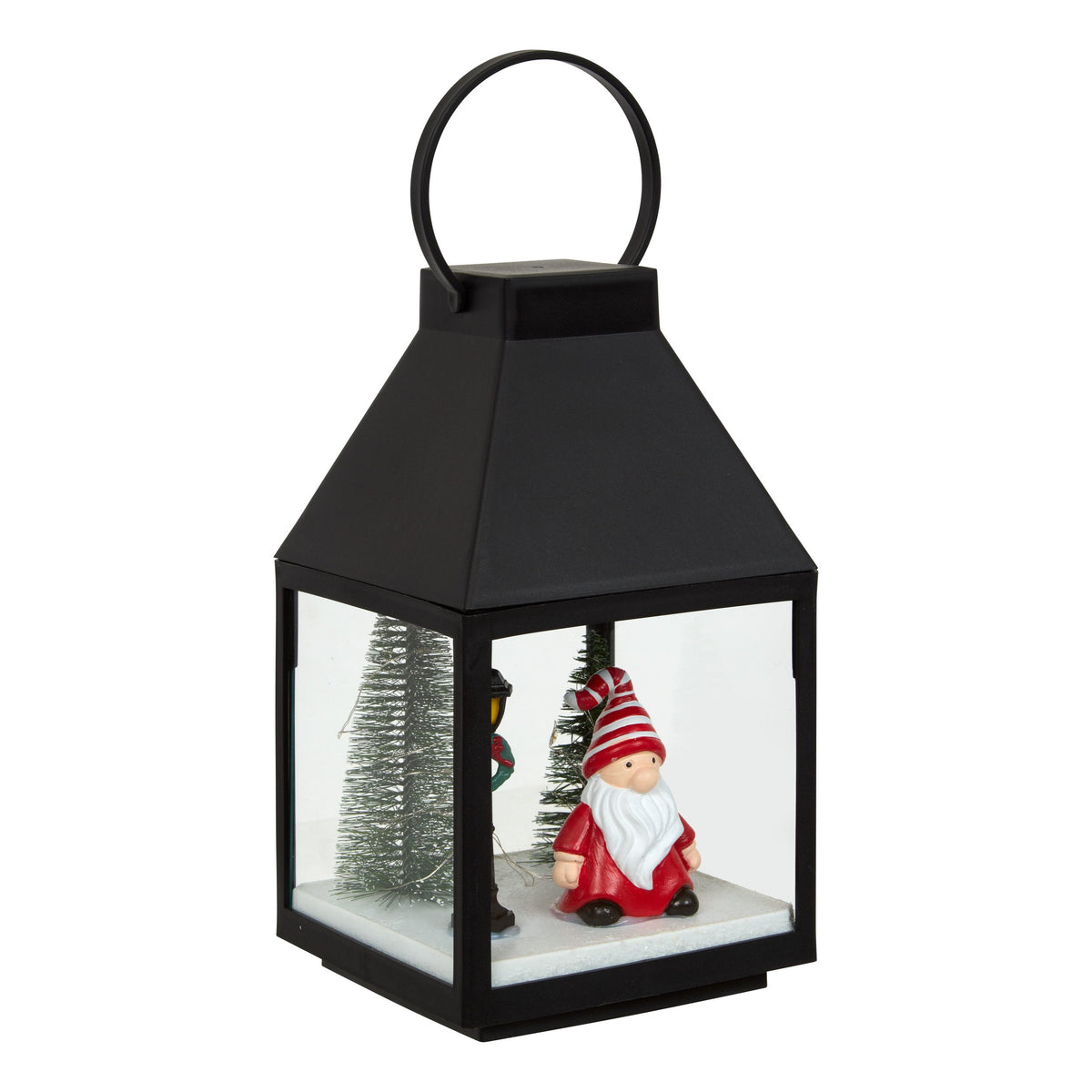 Felinar luminos 15 LED, H 25 cm, asortat | Atmosphera