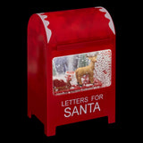 Cutie postala 4 LED, alb rece, H 23 cm | Atmosphera