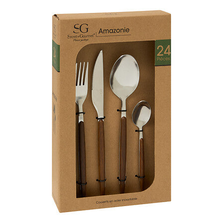 Set tacamuri 24 piese amazonie - Secret de Gourmet