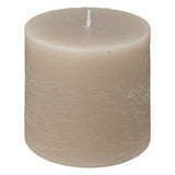 Lumanare rustica "Olia" - Gri taupe, 663 g - Atmosphera