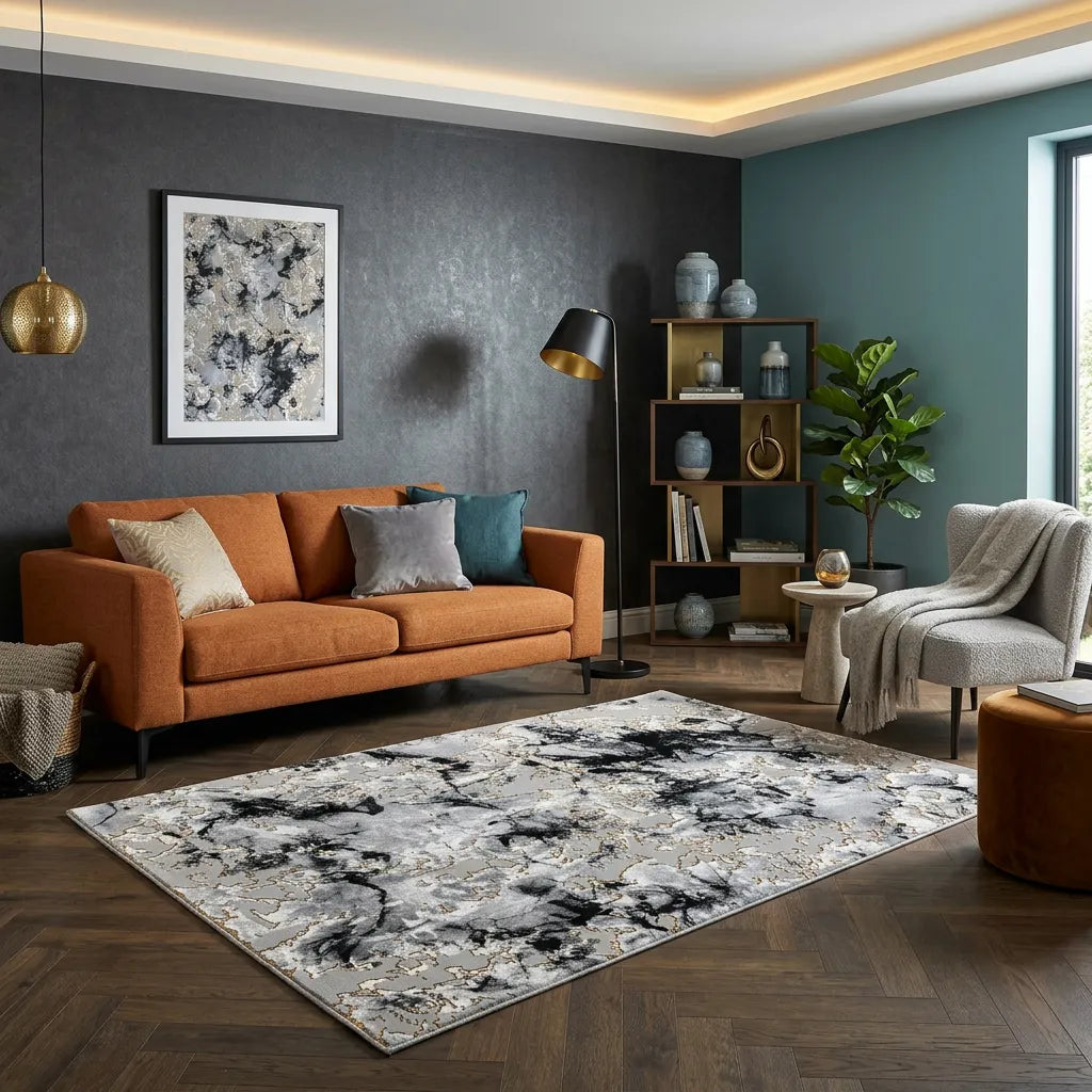 COVOR SOHO R9290 GREY / GOLD 200 X 300