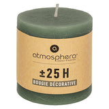Lumanare rustica "Olia" - Verde eucalipt, 220 g - Atmosphera