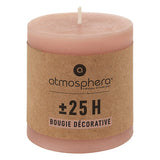 Lumanare rustica "Olia" - Roz deschis, 220 g - Atmosphera