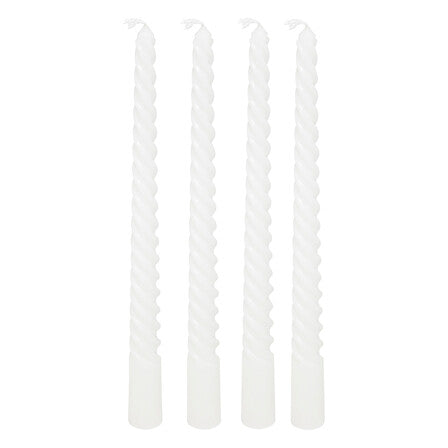 Lumanare betisor "Twist Many" - Alb, 180 g - Atmosphera