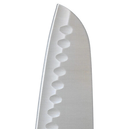 Cutit santoku essentiel negru - Five