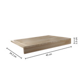 Tocator din bambus cu margini 45 x 34 cm - Five