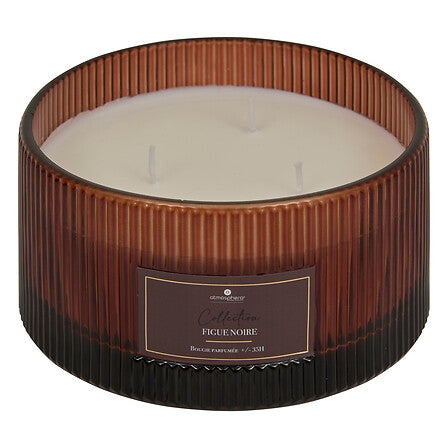 Lumanare parfumata "Albie" - Smochina neagra, Rosu inchis, 635 g - Atmosphera