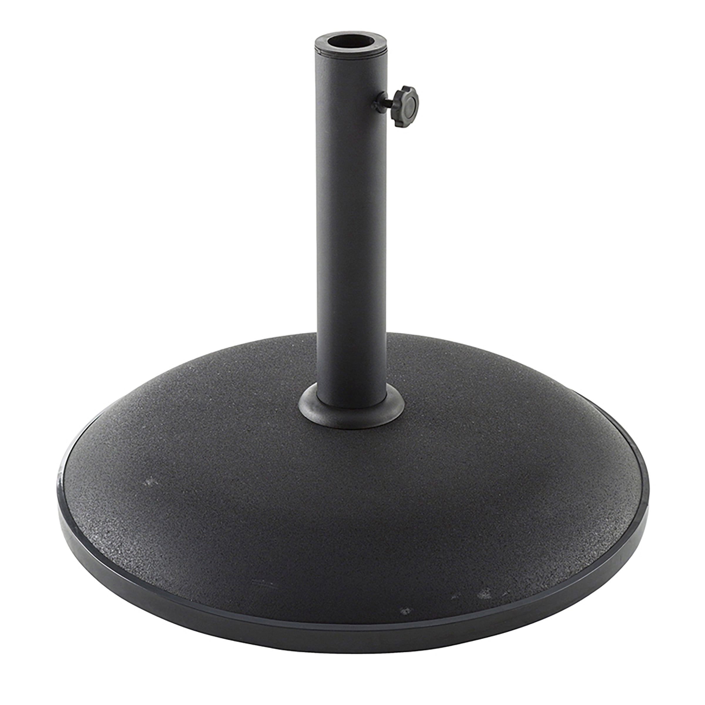 Baza rotunda neagra pentru parasolar - Hesperide