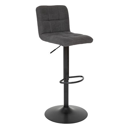 Scuan de bar reglabil,Delek,gri/negru-Atmosphera