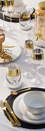 Tacam, flaut set 6 arya or 21 cl - Secret de Gourmet