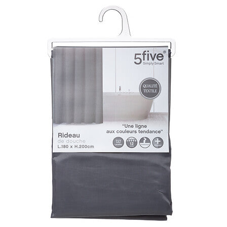 Perdea dus culoare beton - Five