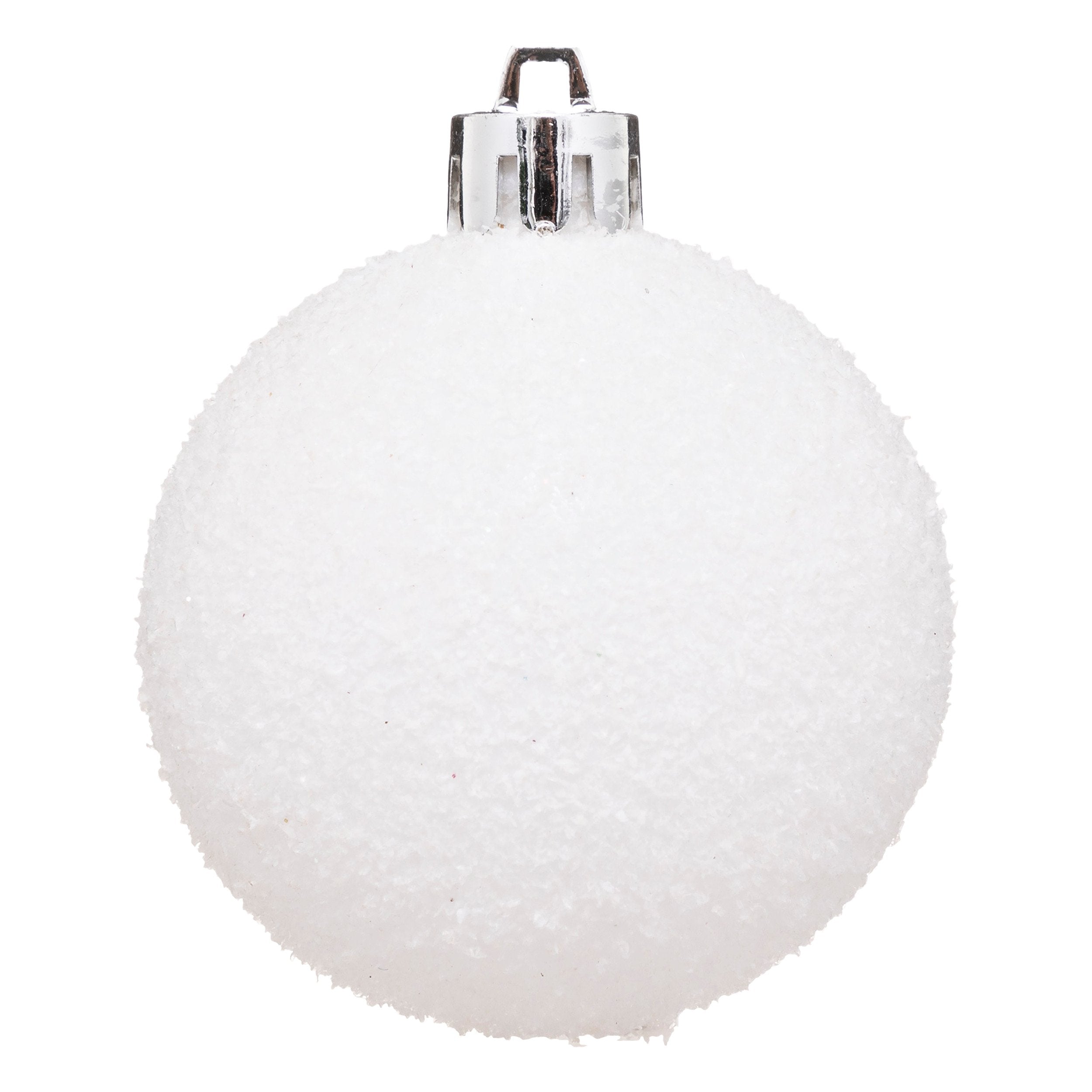 Set decor brad de Craciun, rosu si alb, 44 piese | Atmosphera