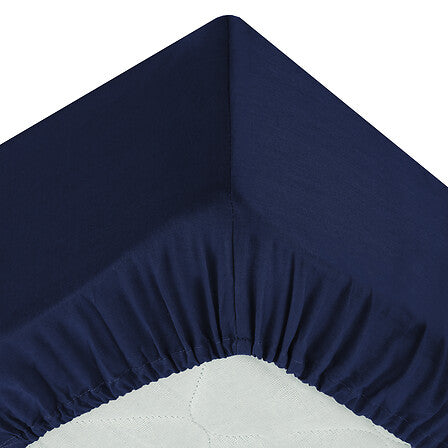Cearceaf cu elastic albastru ,160x200x30-Atmosphera