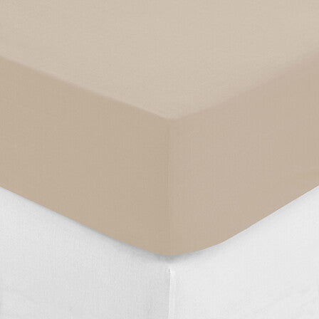 Cearceaf cu elastic culoarea inului,160x200x30-Atmosphera
