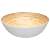 Bol salata bambus alb 30 cm - Five