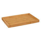 Set aperitiv din bambus si sticla, 7 piese, L 28,5 cm