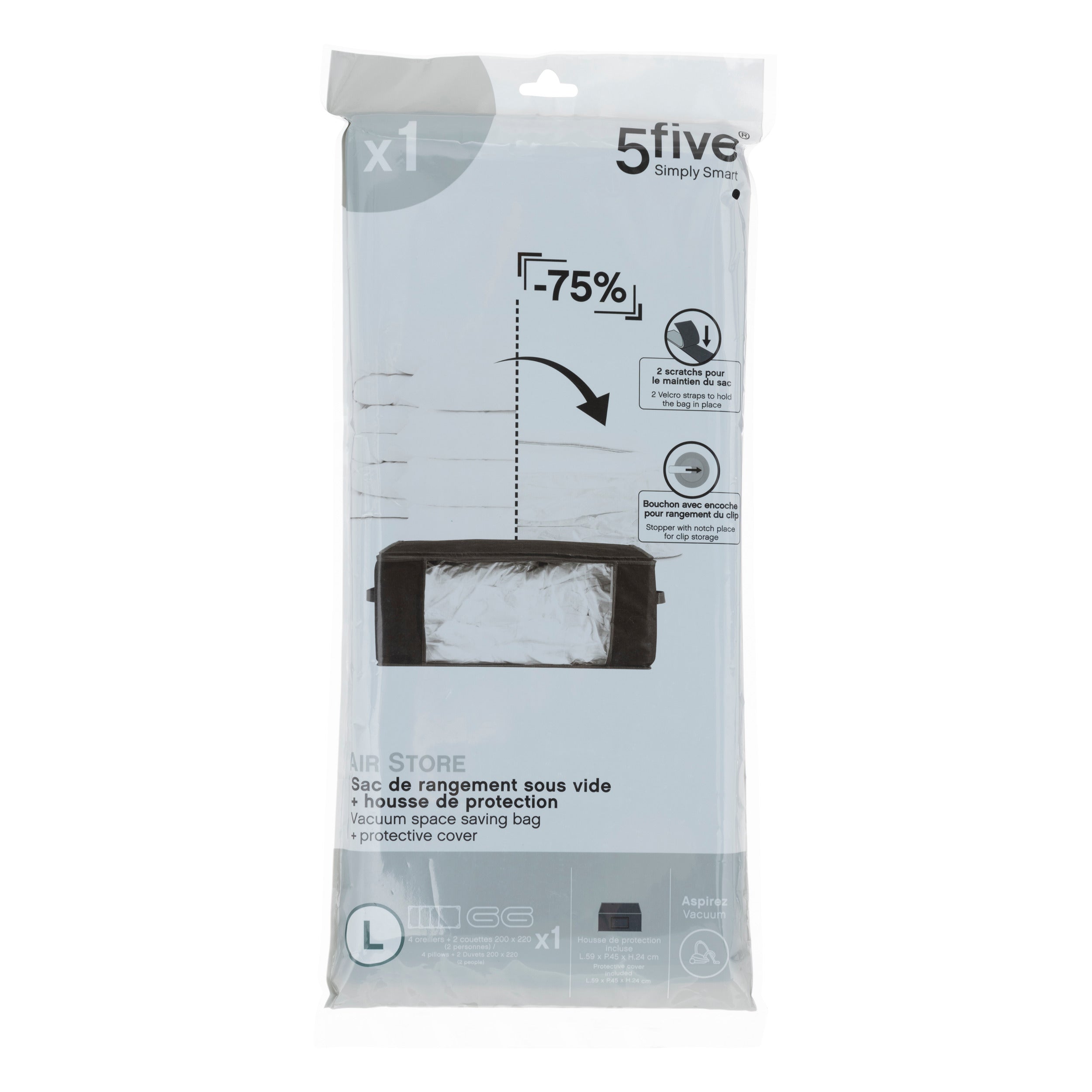 Organizator casa, punga vacuum l air store - Five