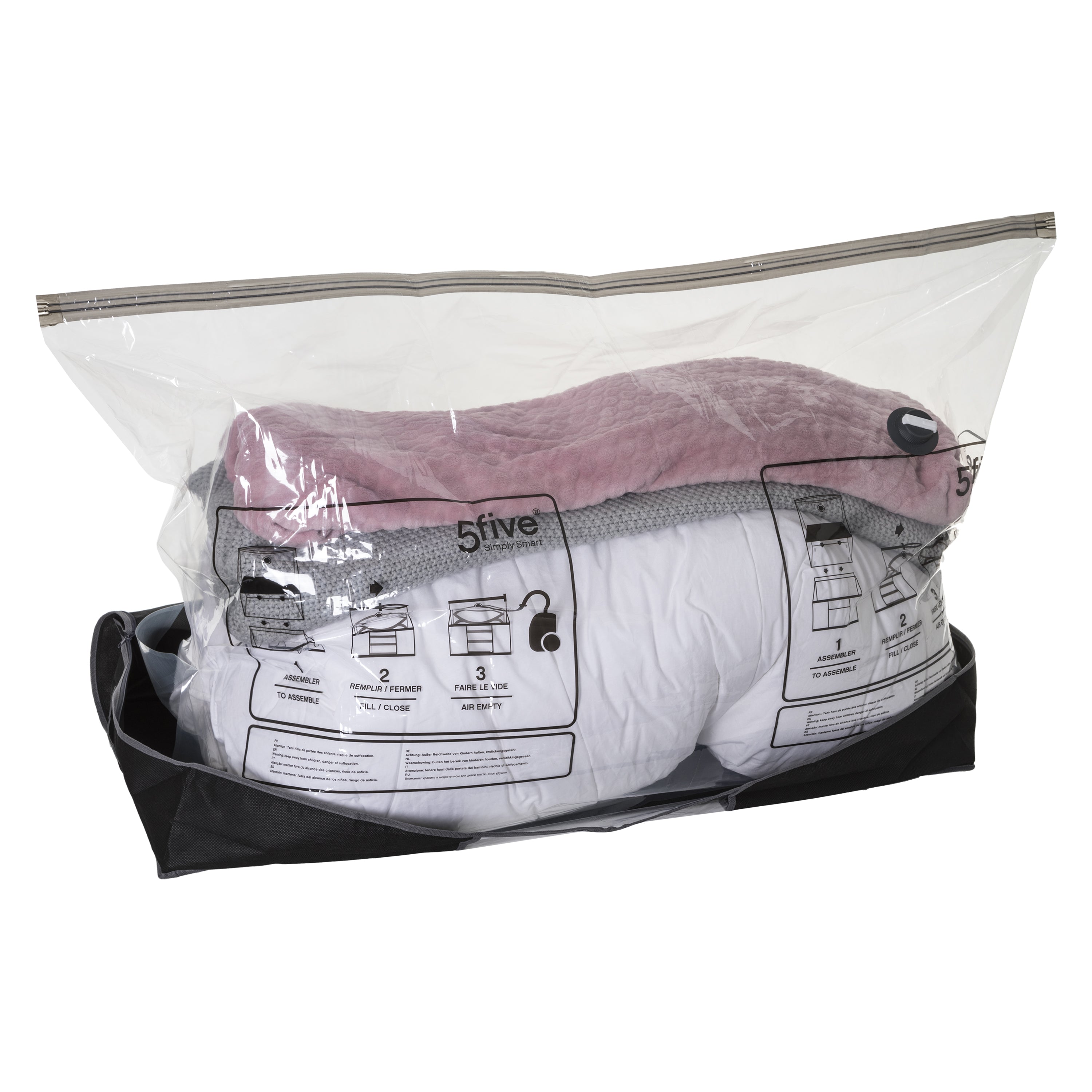 Organizator casa, punga vacuum sub pat air store - Five