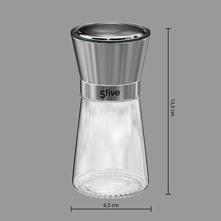 Rasnita sticla cu inox 13,5 cm disp - Five