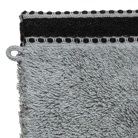 Manusa de baie, Joia,set 2 buc,550g/mp,gri inchis,15x21cm-Atmosphera