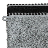 Manusa de baie, Joia,set 2 buc,550g/mp,gri inchis,15x21cm-Atmosphera