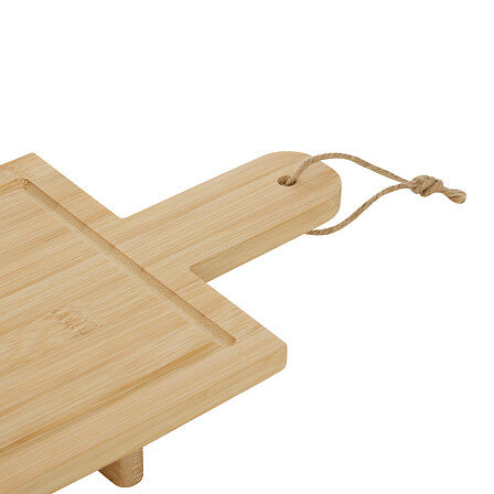 Platou de prezentare lung din bambus, L 60 x D 20 cm