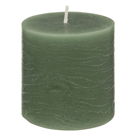 Lumanare rustica "Olia" - Verde eucalipt, 220 g - Atmosphera