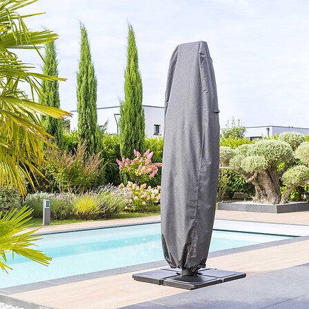 Husa pentru umbrela de gradina suspendata, poliester, L 70 x D 40 x H 257 cm