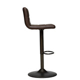 Scaun bar reglabil Delek vintage/teak - Atmosphera