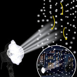 Proiector efect ninsoare 3 LED, exterior, alb rece | Feeric