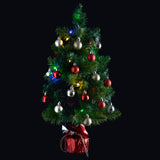 Brad decorat 50 cm cu ghirlanda 20 LED | Feeric