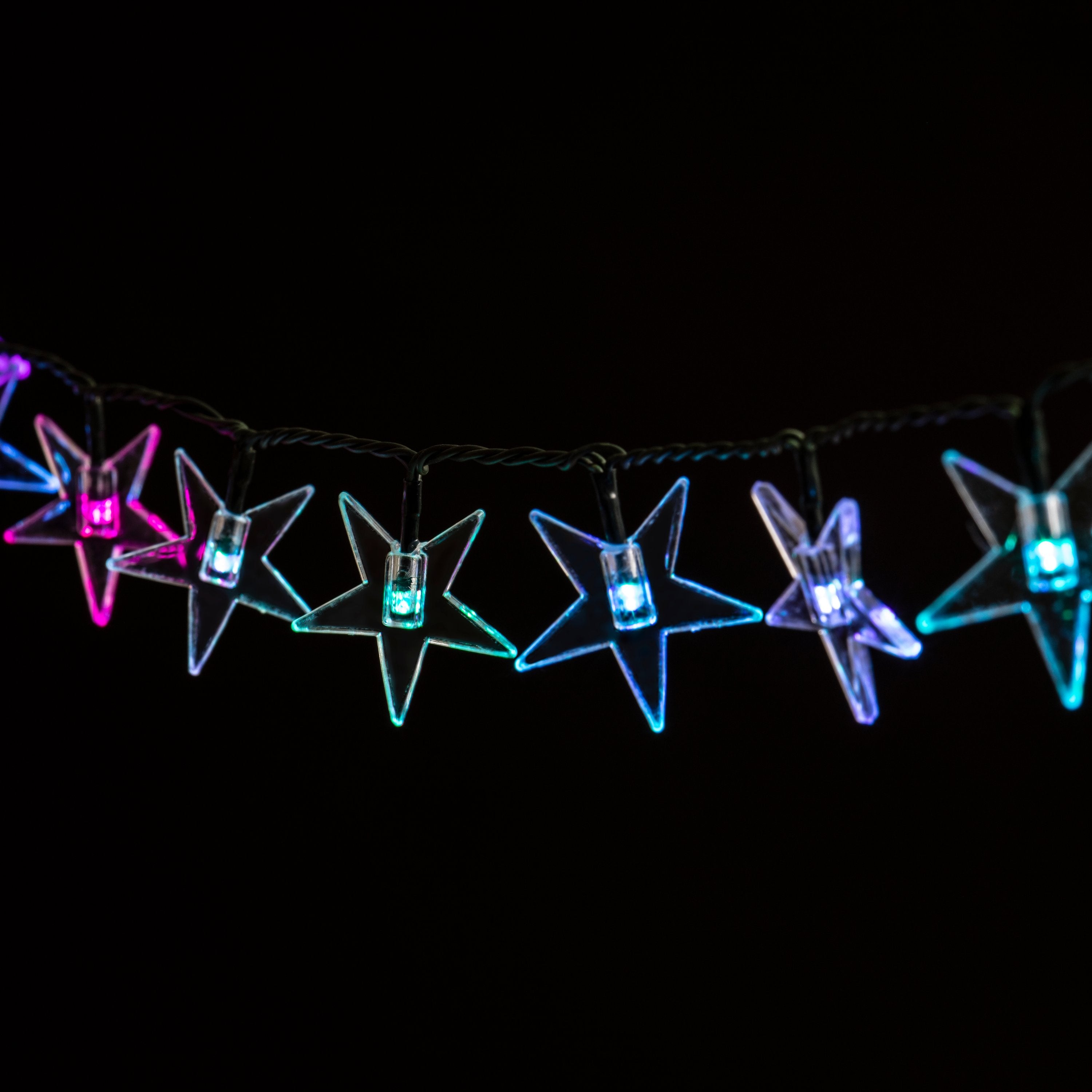 Ghirlanda 100 LED RGB, culori, 9,9 m | Feeric