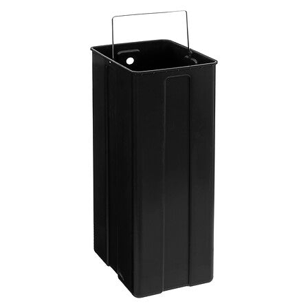Cos de gunoi cu 2 compartimente si pedala, pentru reciclare, otel inoxidabil, 2 x 30 l