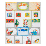 Set 36 etichete cadou cu sclipici | Atmosphera