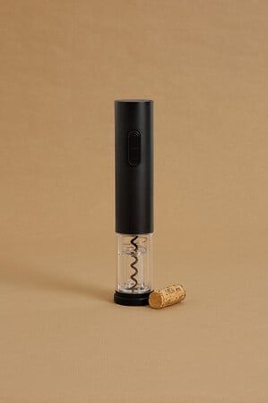 Tacam, tirbuson electric negru - Secret de Gourmet