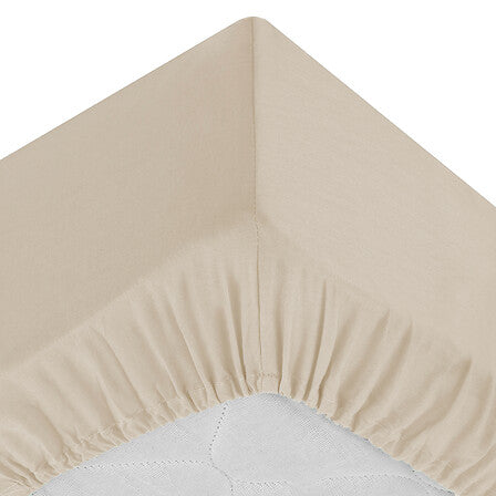 Cearceaf cu elastic culoarea inului,160x200x30-Atmosphera