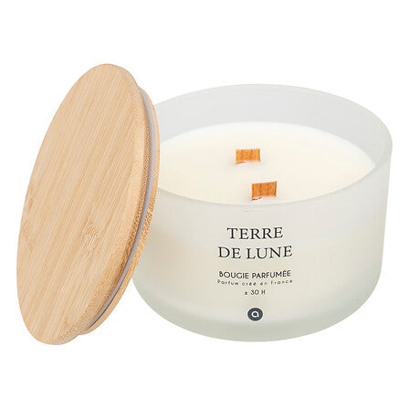 Lumanare parfumata "Terre de Lune" - Petale de mosc, 420 g - Atmosphera