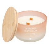 Lumanare parfumata "Terre des Merveilles" - Petale de mosc, 420 g - Atmosphera