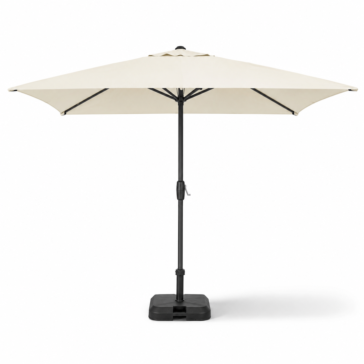 Parasol dreptunghiular inclinabil LOOMPA Antracit