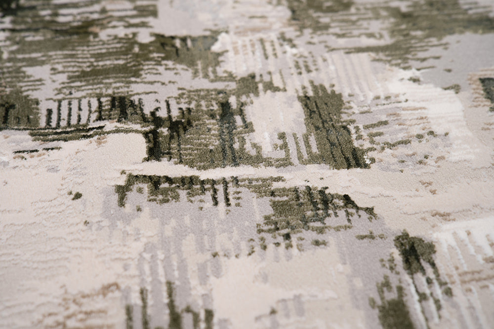 COVOR NOVA KA03E CREAM / GREEN 120 X 200