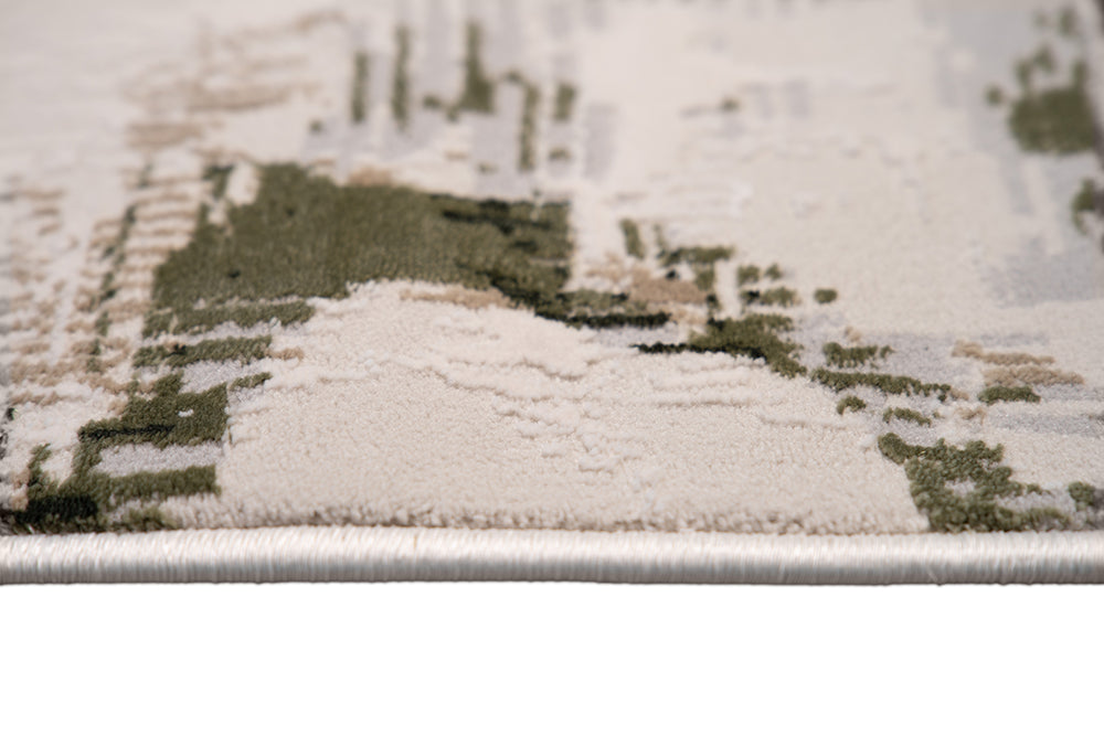 COVOR NOVA KA03E CREAM / GREEN 120 X 200