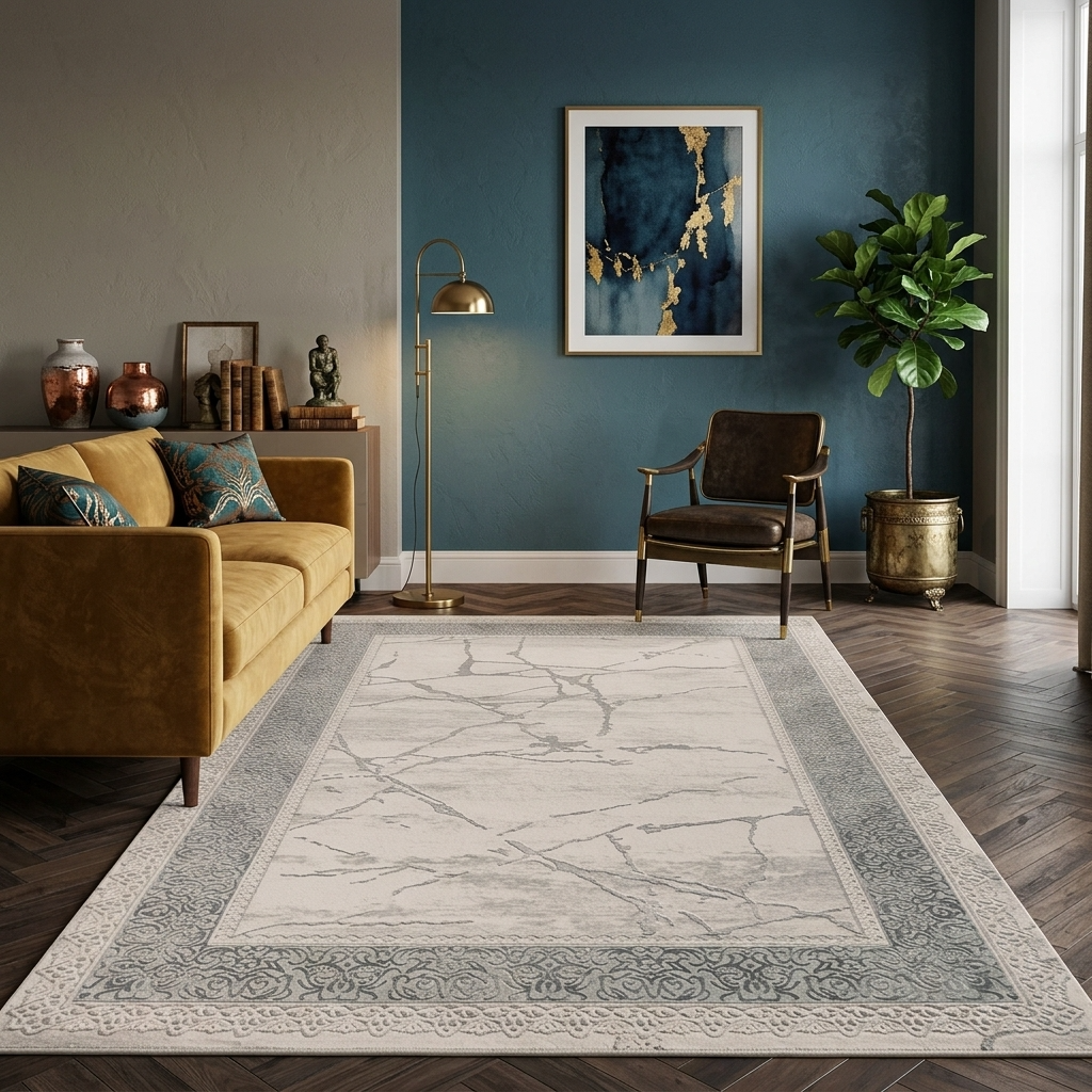 COVOR NOVA N760A CREAM / GREY 200 X 300