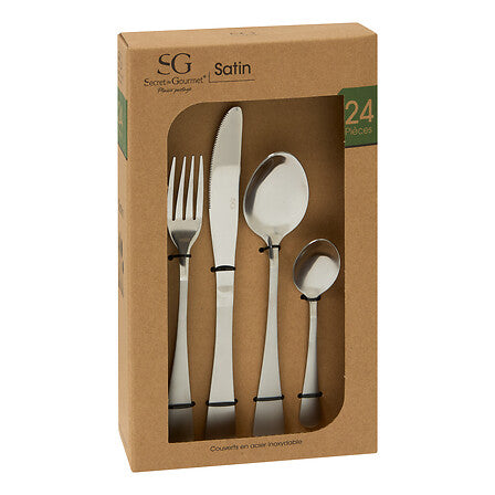 Set tacamuri 24 piese satin - Secret de Gourmet