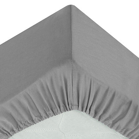 Cearceaf cu elastic gri,160x200x30-Atmosphera